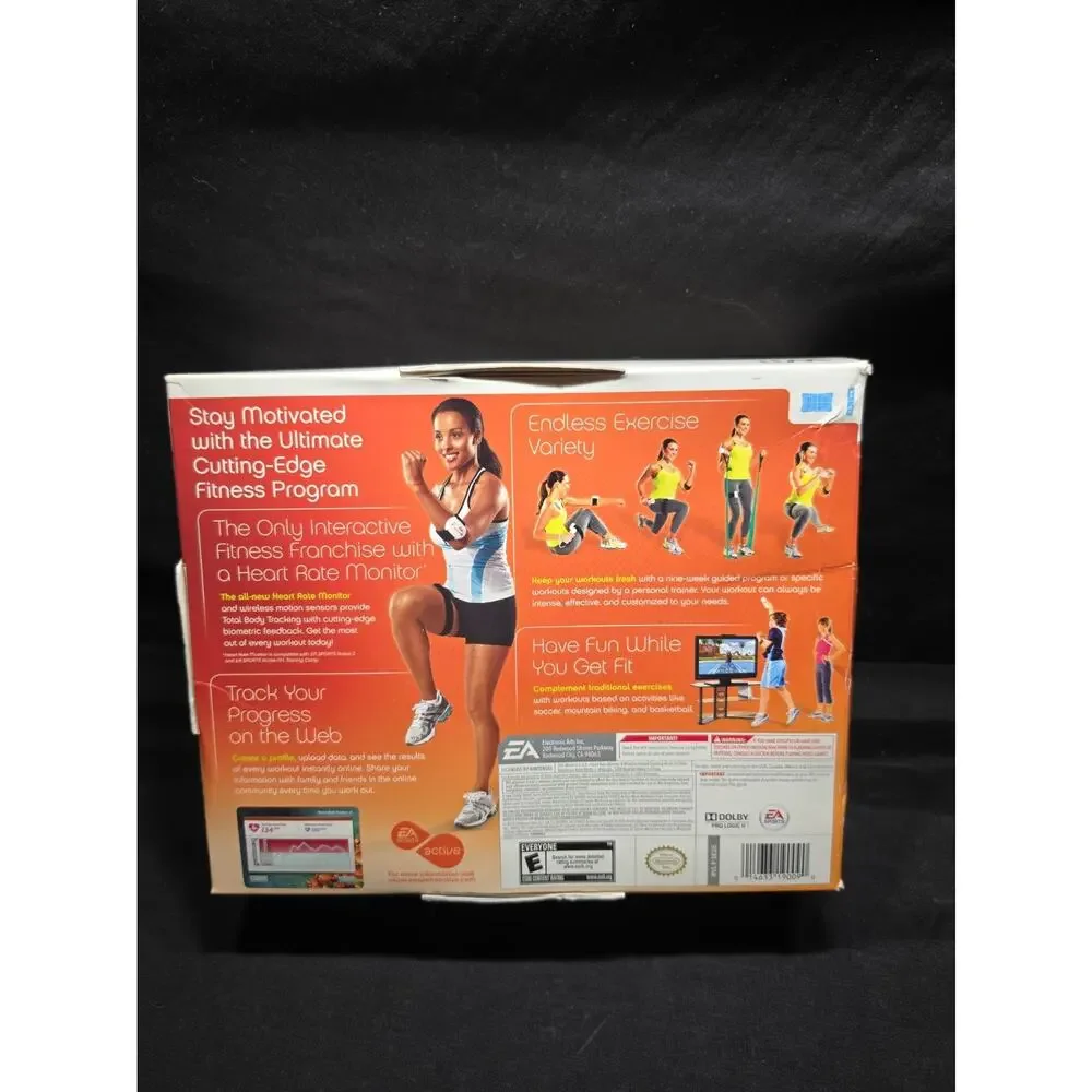 Ea Sports Active 2 Box - Nintendo Wii Cib With Heart Rate Monitor